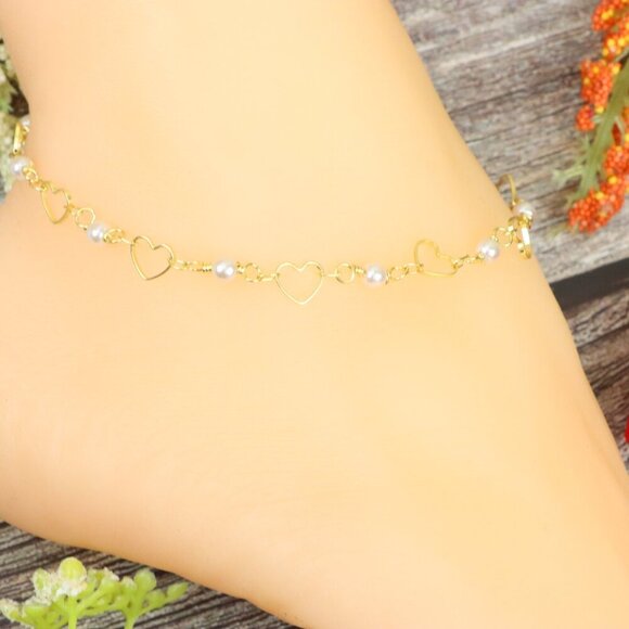 "Elegant Handmade Anklet – Delicate Jewelry for Women, MAR091607 - Picture 9 of 10